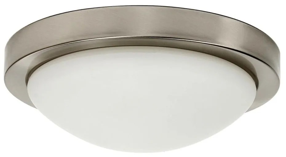 Sivé stropné svietidlo so skleneným tienidlom ø 32 cm Roda - Candellux Lighting