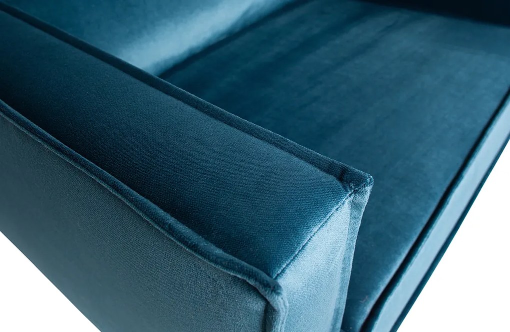 BePureHome Rodeo zamatové dizajnové kreslo - Okrová