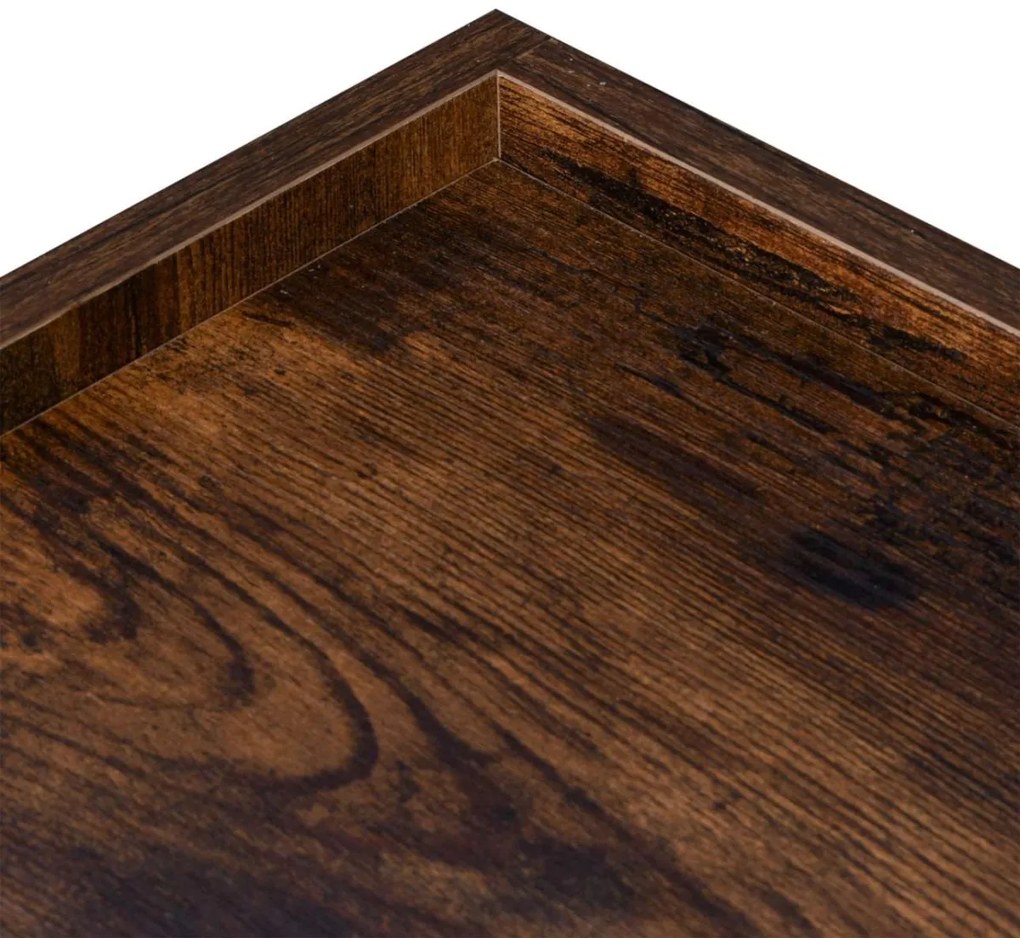 Nočný stolík Skive rustikálny hnedý