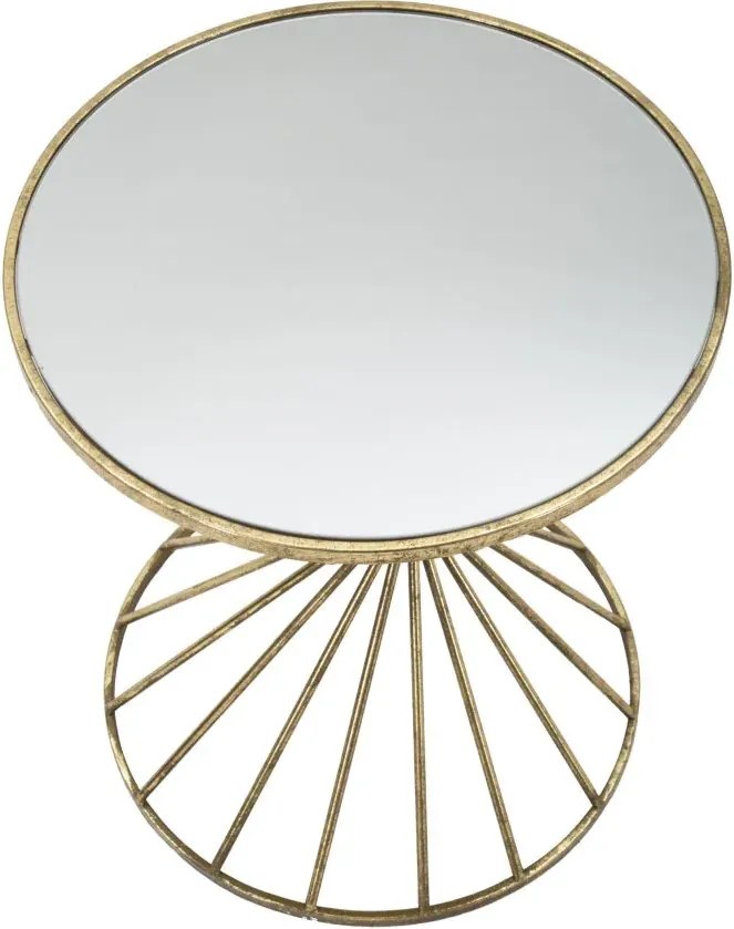 Odkladací stolík Hypnos 50 cm zlatý