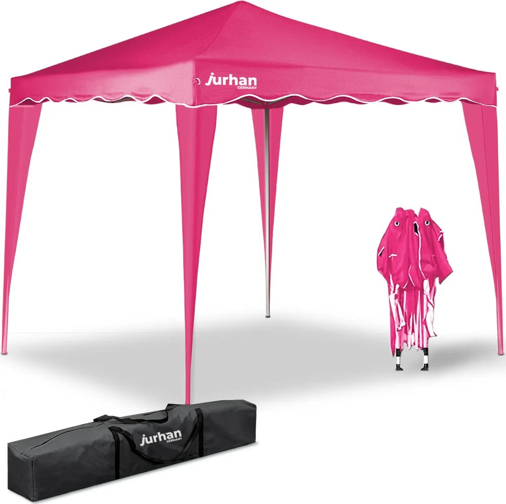 Jurhan Party stan / pavilón CAPRI 3 x 3 m ružový UV- ochrana 50+