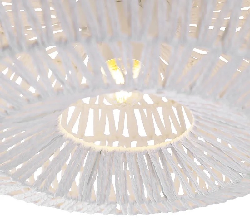 Retro stropné svietidlo biele - Lina