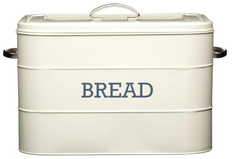 Krémovobiela plechová dóza na chlieb Kitchen Craft Bread