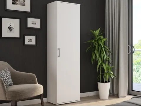 Viacúčelová skriňa s policami Nitro, 50 cm, bílá%