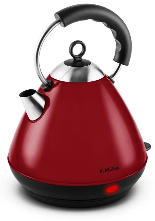 Charlotte Red rýchlovarná kanvica na čaj 2L 2200W bezdrôtová červená