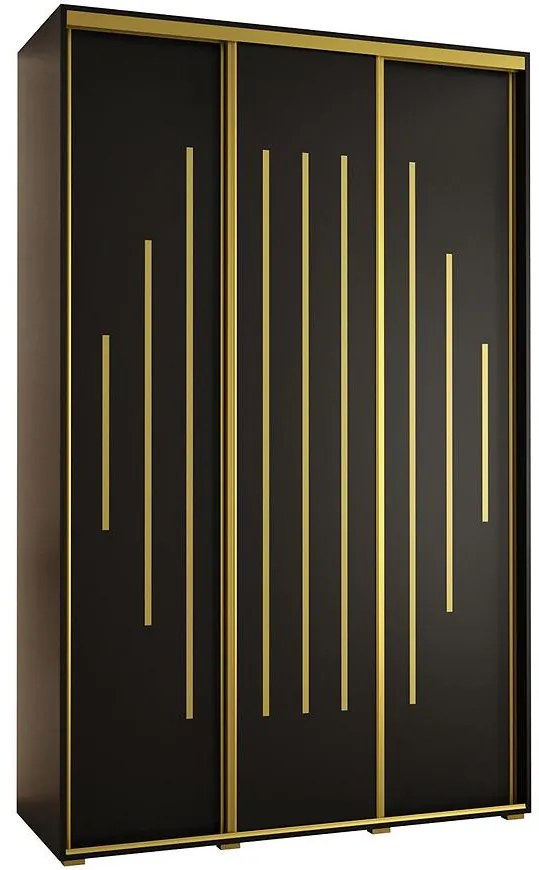 Skriňa 45 Canaris 12 150 čierna/gold