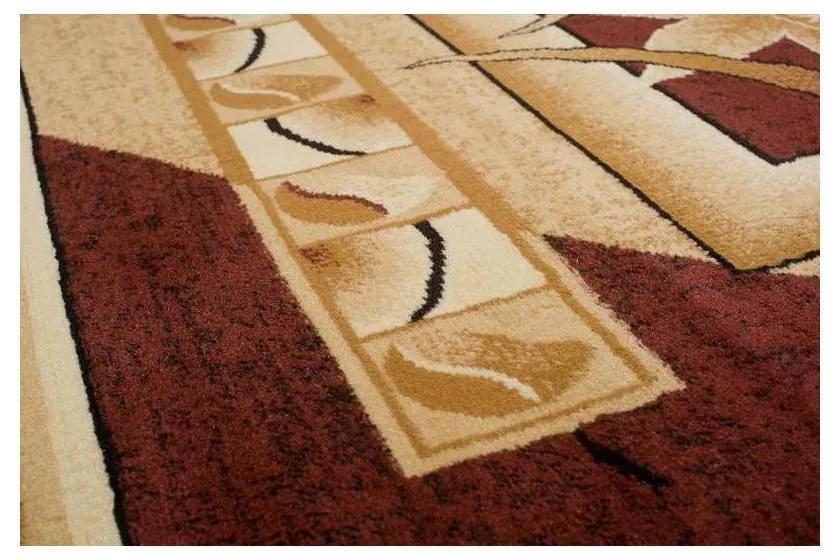 Kusový koberec PP Foglio hnedý 130x190cm