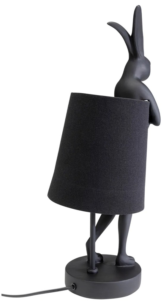 Rabbit stolová lampa čierna