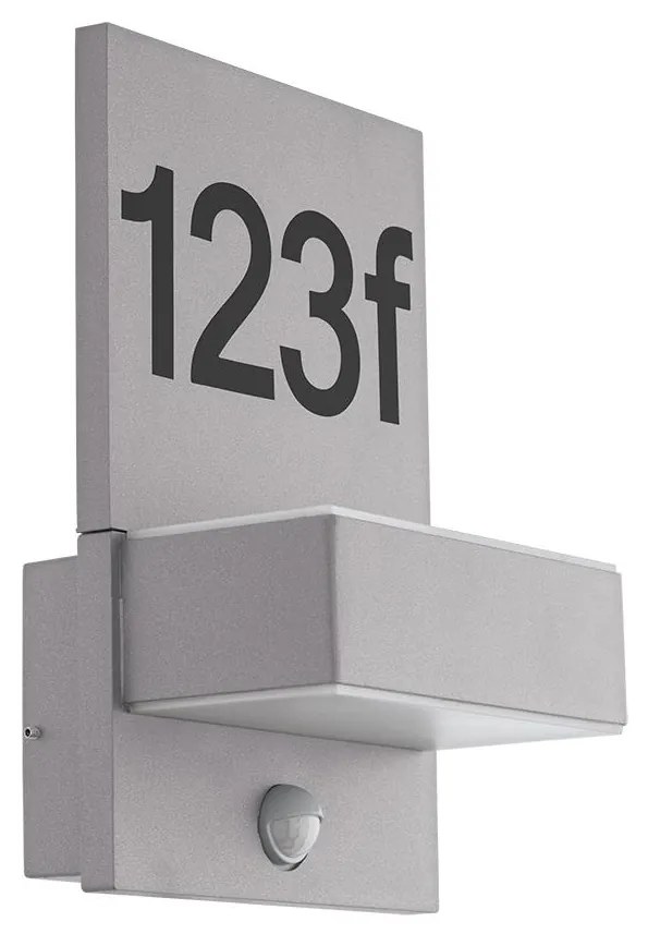 Eglo 97127 - LED domové číslo so senzorom ARDIANO 2xLED/5,6W/230V IP44