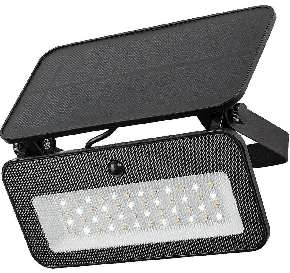 Rabalux 77160 vonkajšie nástenné solárne funkčné LED svietidlo Tarcal, 8W, IP65