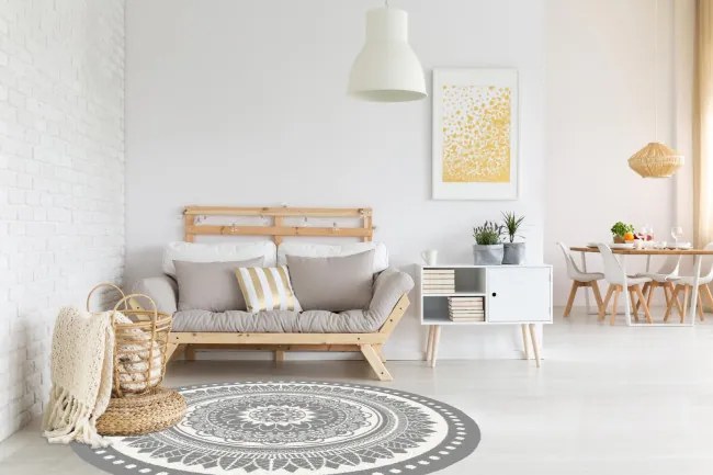 Koberec Agnella Soft Koro sivý / popol kruh