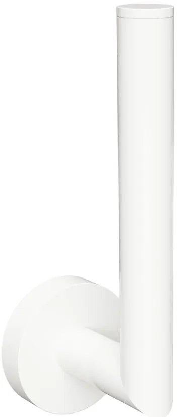Sapho Sapho, X-ROUND WHITE držiak toaletného papiera rezervný, biela mat, XR701W