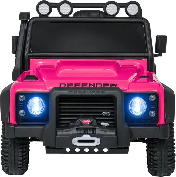Elektrické autíčko Land Rover Defender 110 SVX ružové