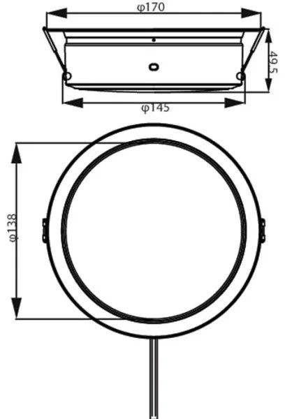 Philips - LED Podhľadové svietidlo DIAMOND LED/6,5W/230V 4000K