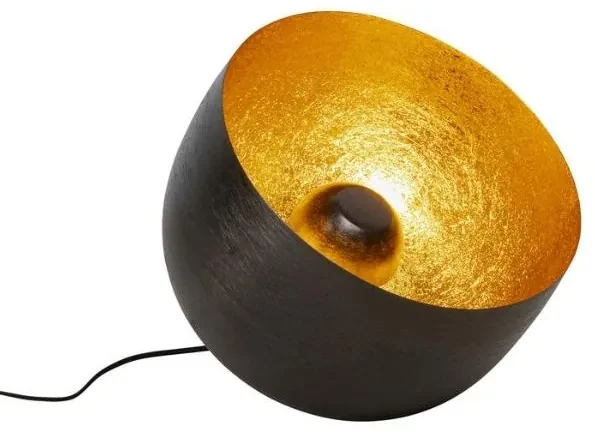 Apollon stojacia lampa čierna Ø35 cm