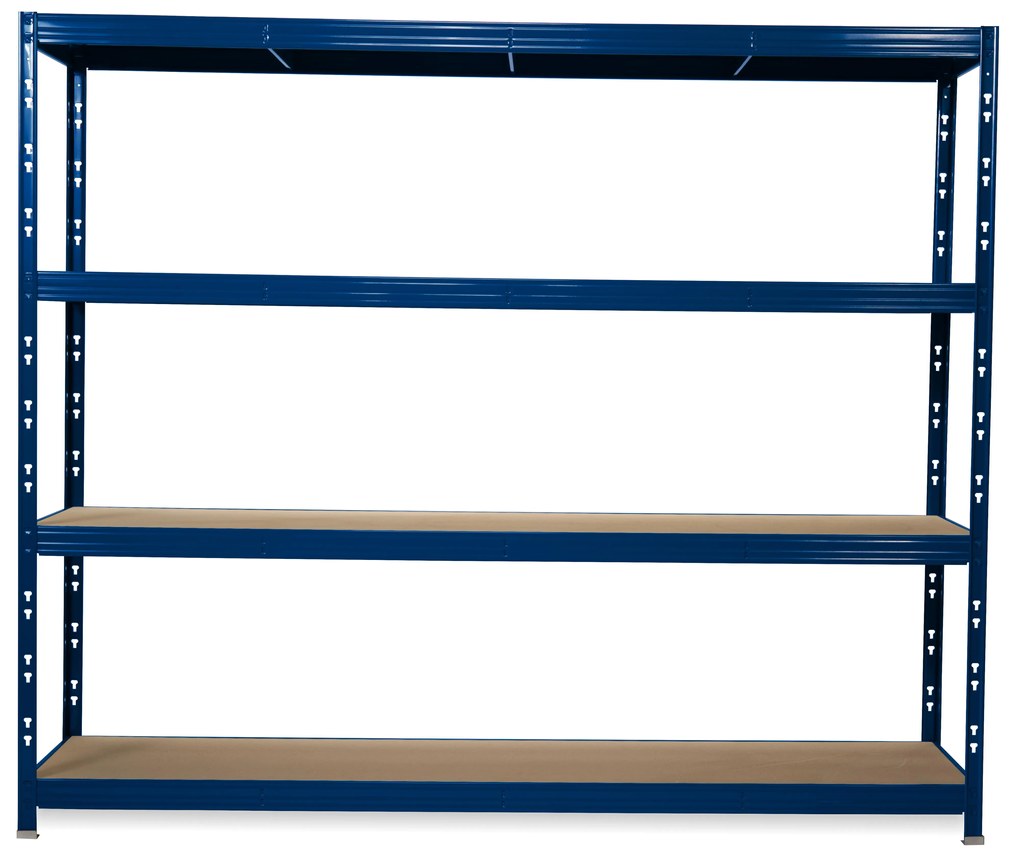 3x Policový regál 2000 X 2370 X 600, modrý 3XRR1-6024-4-5017