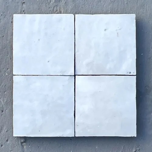 Originálne Zellige 10x10 cm | Farba biela | Z101 | Articima