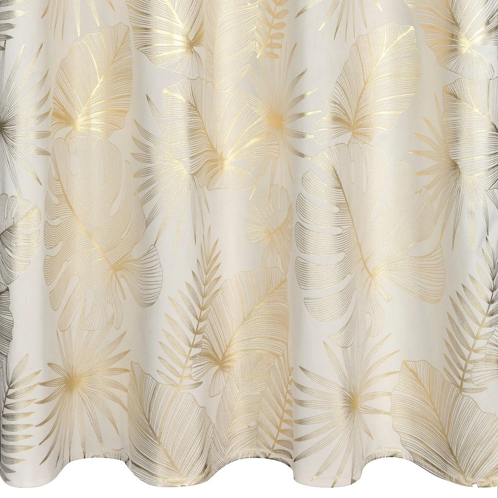 ZATEMŇOVACÍ ZÁVES NA KRÚŽKOCH ARIA 135X250 CM LISTY