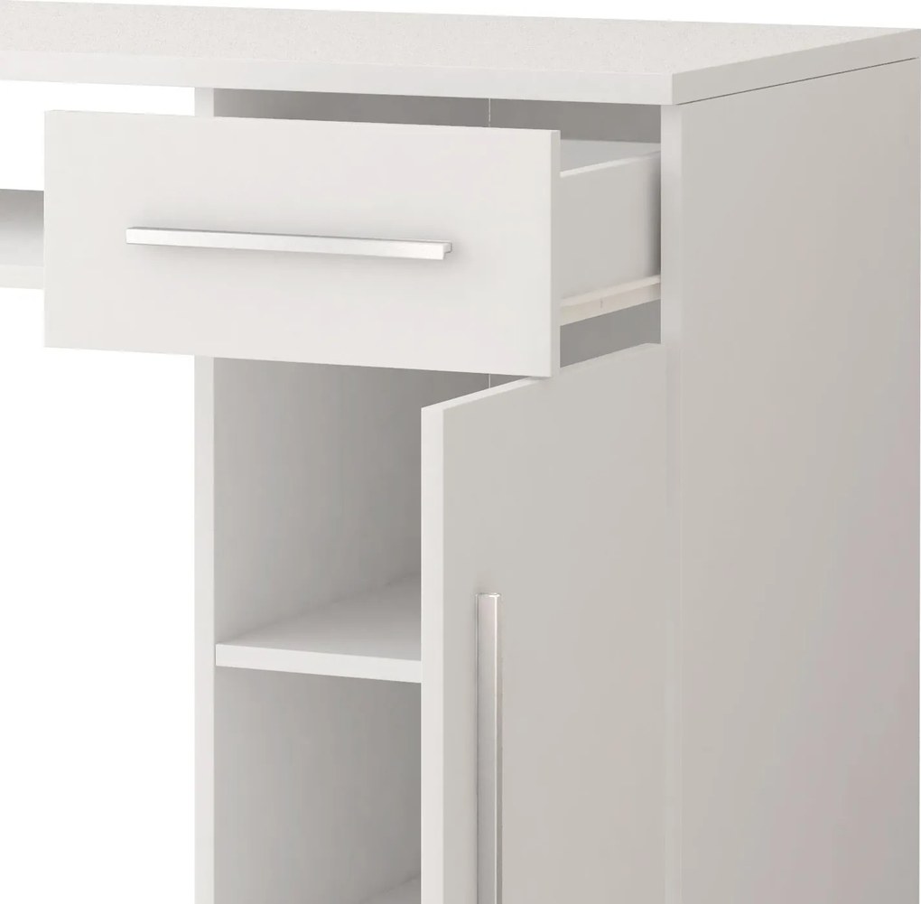 Písací stôl ORVILLE - biely