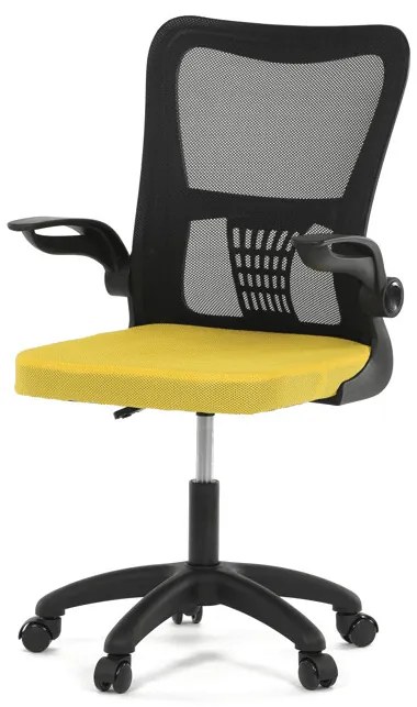 Autronic BONTEC Detská stolička, hojdací mechanizmus, šedá sieťovina, KA-K2006 GREY Farba: Žltá