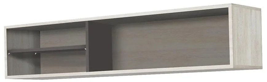 Polička Remo RM14 dub wilton/biela/antracit