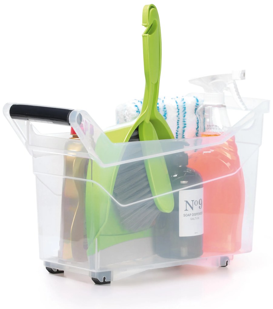 Prosperplast Úložný box, úzký s madlem, systémový NUK 48 x 18 x 26, 17l