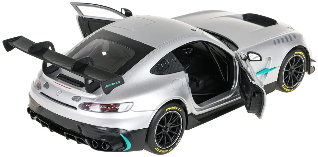 Auto na diaľkové ovládanie R/C Mercedes-AMG GT2 sivý 1:14 RASTAR