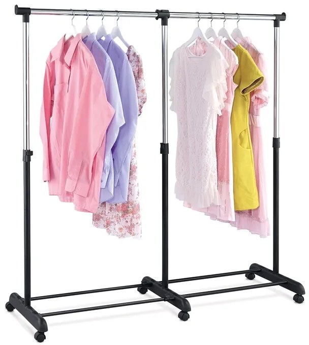 Autronic BONTEC Stojan na šaty, kov, čierna, ABD-1214 BK Farba: Čierna