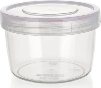 Dóza na potraviny Lara 0,5 l, hermetická okrúhla%