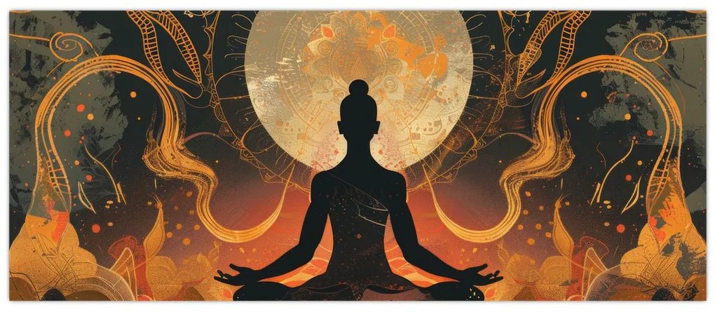 Obraz - Meditácia (120x50 cm)