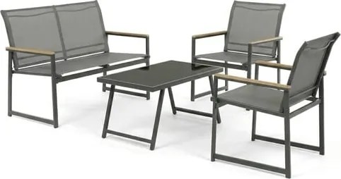 Záhradný set Autronic kov Šedá AZS-S1212 GREY