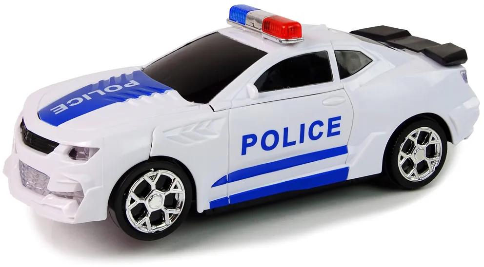 Lean Toys Transformer a policajné auto 2v1