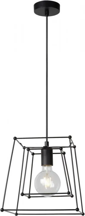 Závesné svietidlo EDGAR Pendant E27 ?26cm Black