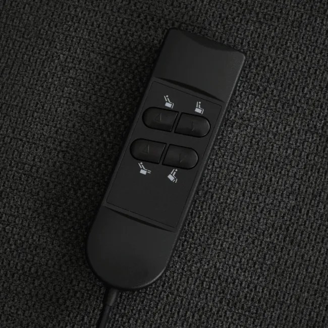 Polohovacie kreslo sivé, elektrické TV-L8963 GREY2