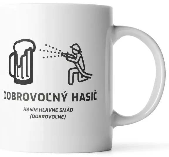 Sablio Hrnček Dobrovoľný hasič - 330 ml - standard