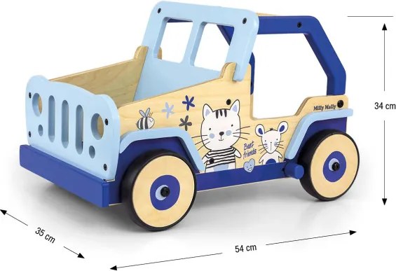Detské chodítko Explorer mačička a myška