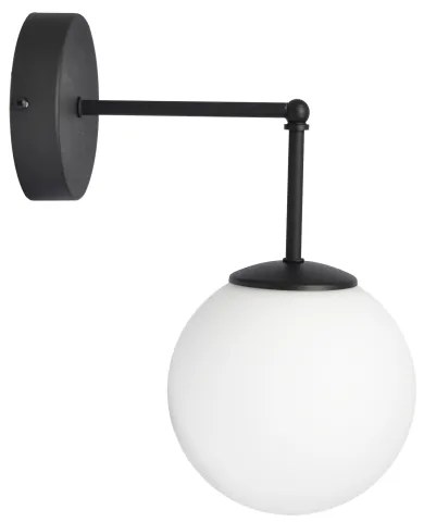 Nástenná lampa MOON 1xE27/15W/230V čierna