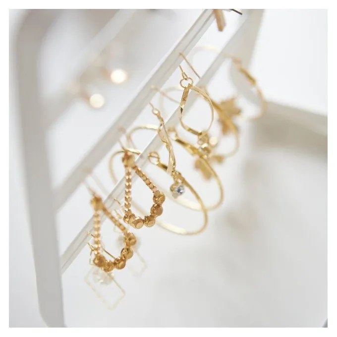 Biely stojan na šperky YAMAZAKI Branch