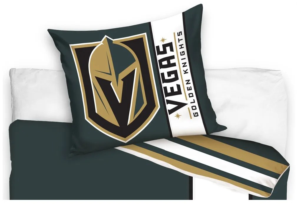 NHL Hokejové obliečky Vegas Golden Knights Belt 140x200/70x90 cm