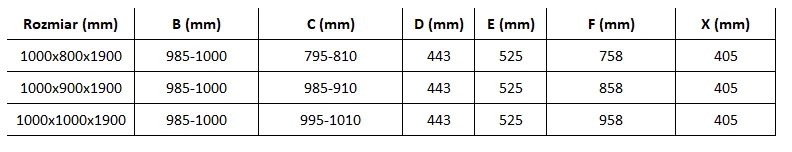 Mexen Omega, 3-stenný sprchovací kút s posuvnými dverami 100 (dvere) x 90 (stena) cm, 8mm číre sklo, chrómový profil, 825-100-090-01-00-3S