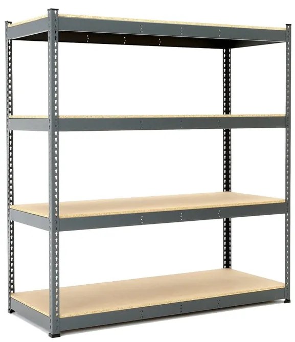 Policový regál COMBO, nosnosť 700kg/polica, 1980x1840x775 mm