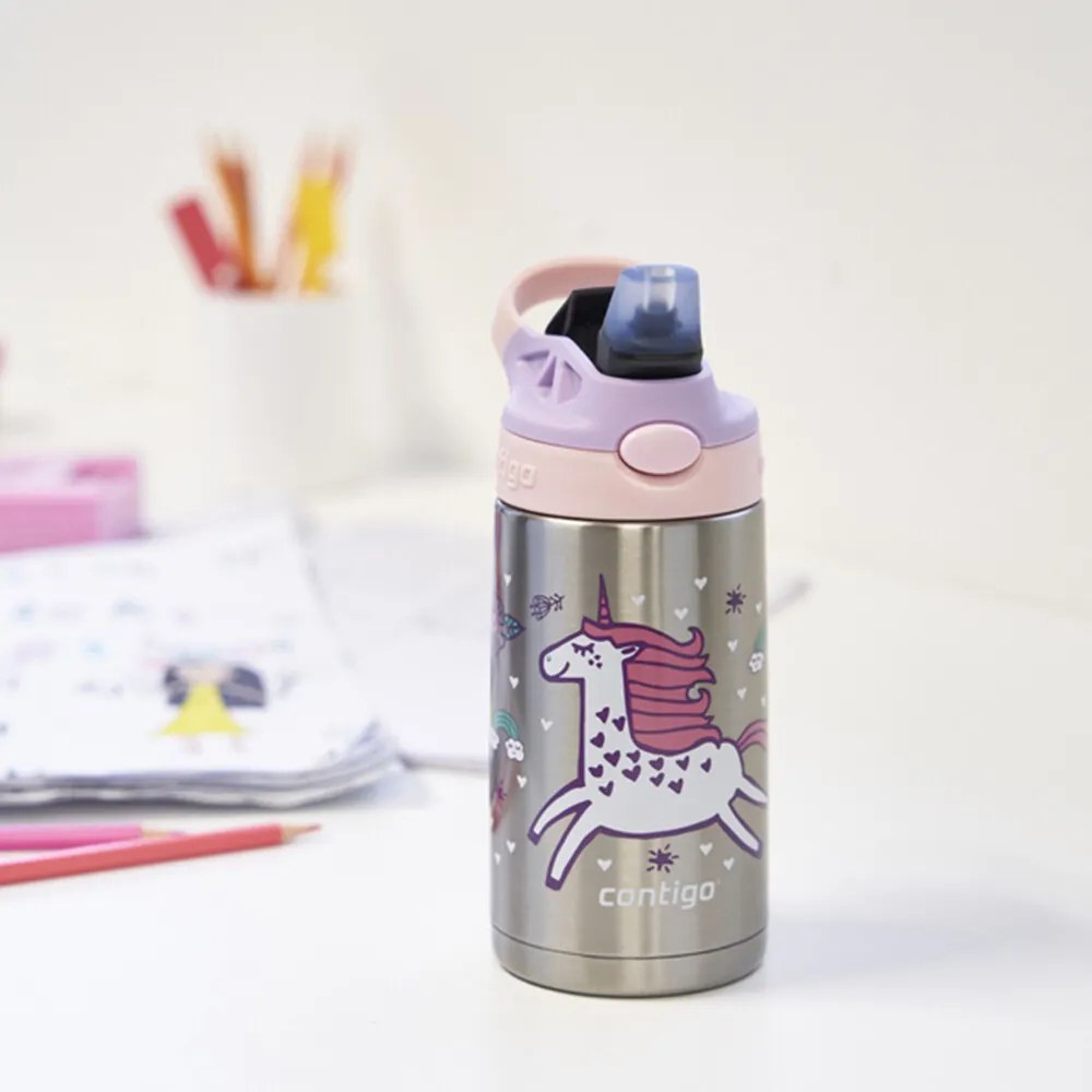 Detská fľaša Contigo Easy Clean Thermos 380 mlJahodový jednorožec