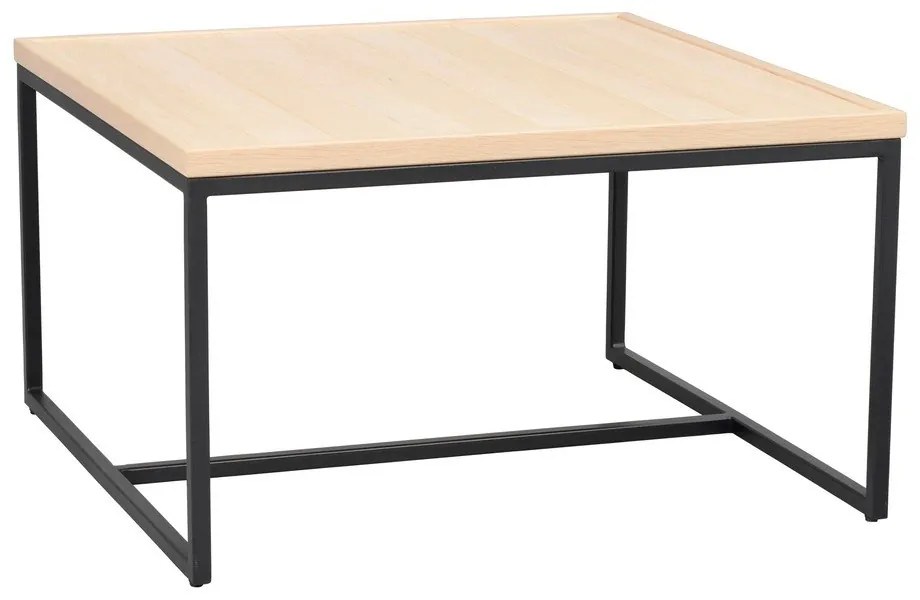 Konferenčný stolík s doskou z dubového dreva v prírodnej farbe ø 70 cm Deerfield – Rowico