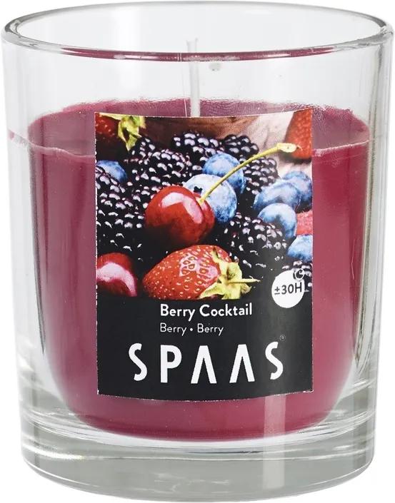 SPAAS Vonná sviečka v skle Berry Cocktail, 7 cm, 7 cm