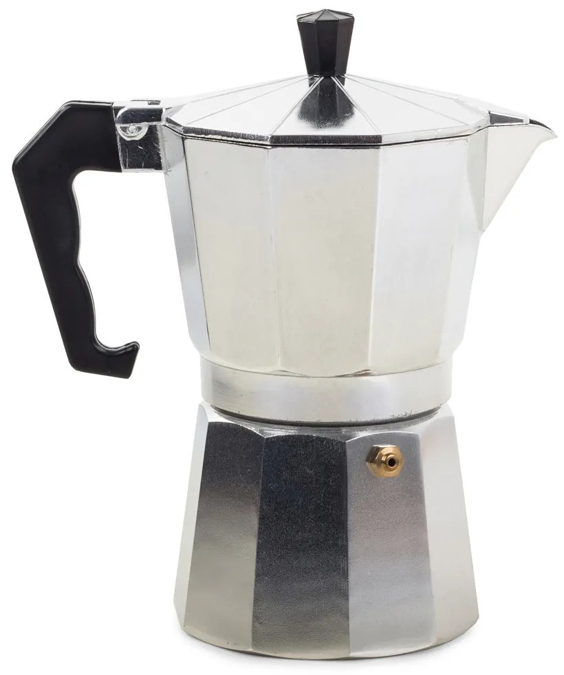 Verk 07038 Moka kanvica na 6 káv - 300 ml, strieborná