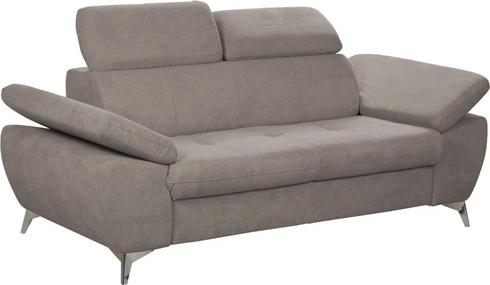 Dvojsedák Gisele, béžová taupe látka