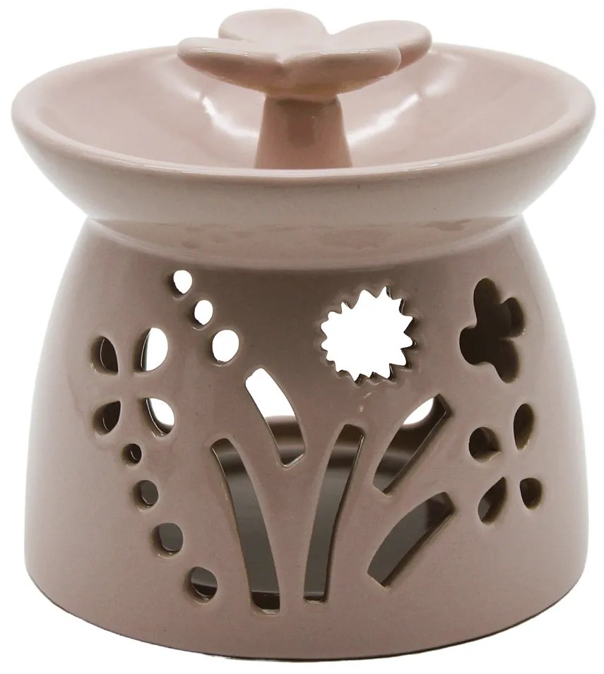 ARÔME HOME ELEMENTS Aromalampa Kvet, 8 cm Farba: Šedá