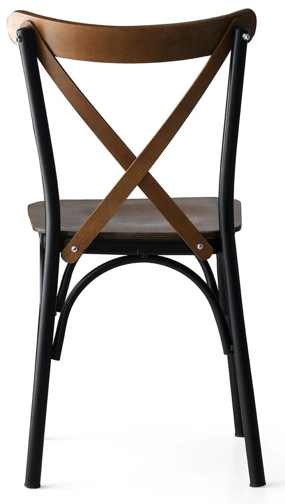 Set 4 stoličiek Aisha (Orech). Akcia -21%. Vlastná spoľahlivá doprava až k Vám domov. 1072792