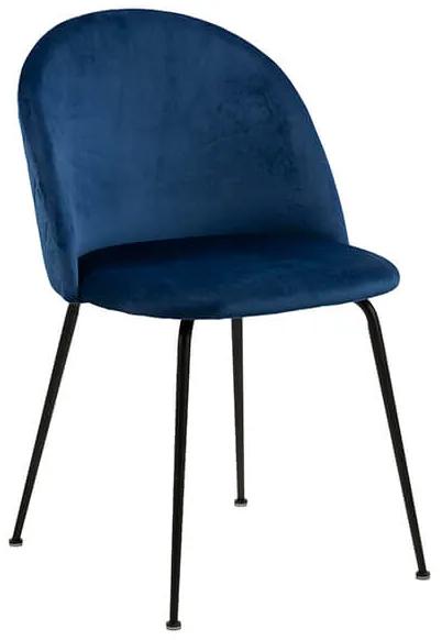 Louise jedálenská stolička modrá
