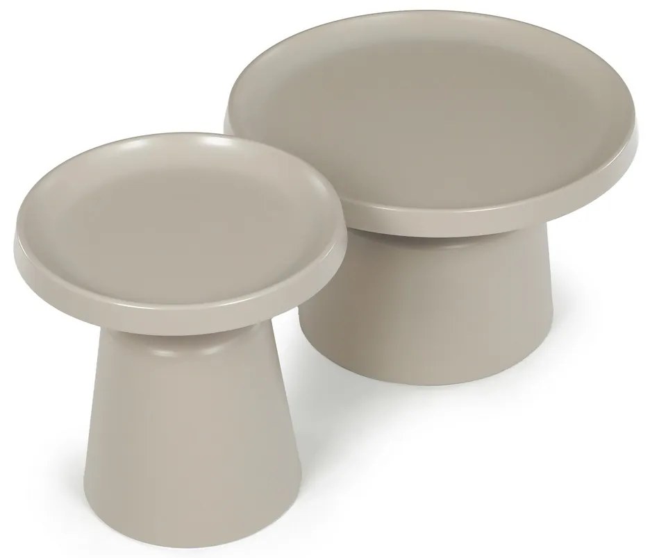 F4114 Sada konferenčných stolíkov CSM, béžová, 2ks